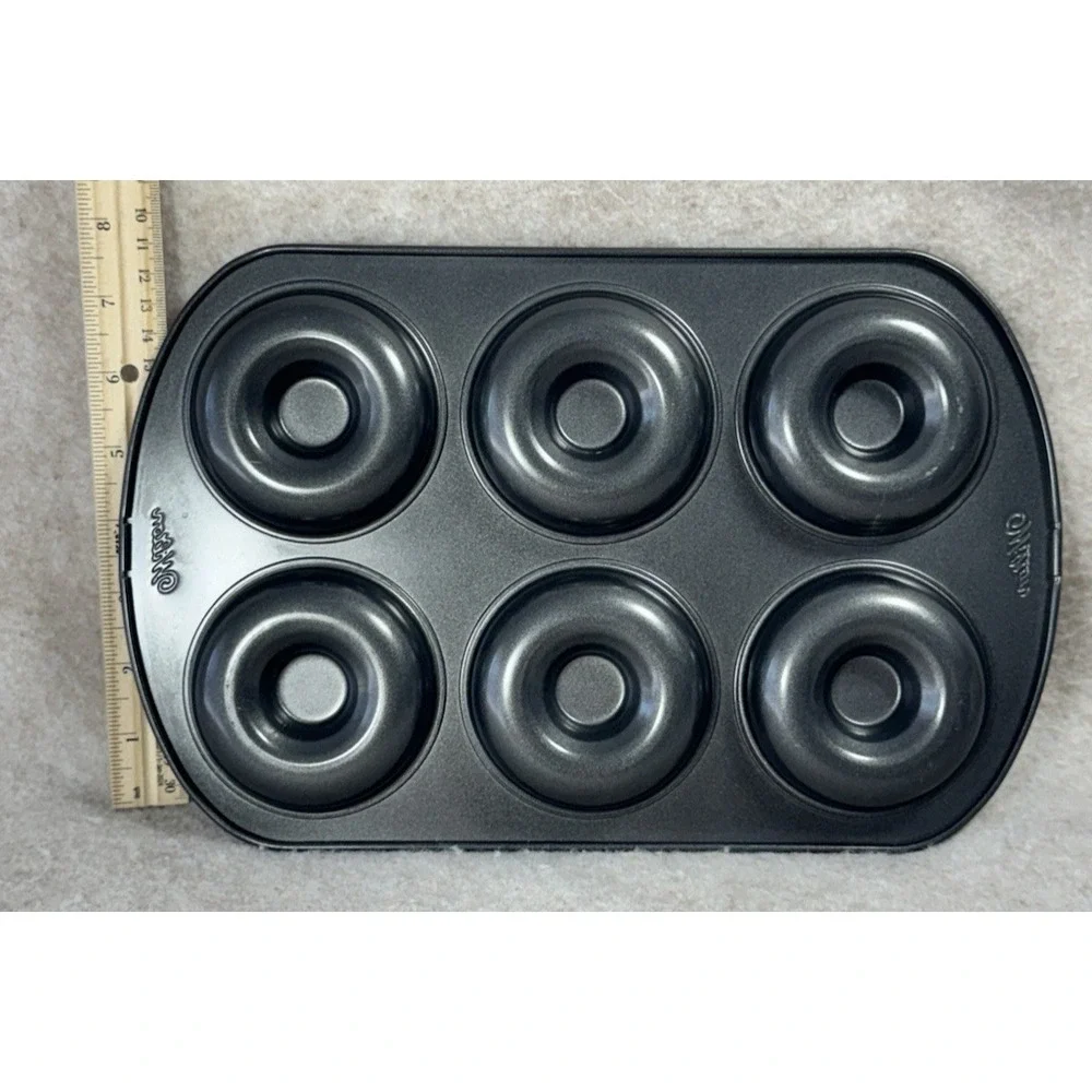 Pre-owned Wilson Donut Doughnut Bagel Cake Oven Baking Pan 6‎ Compartment Cavity